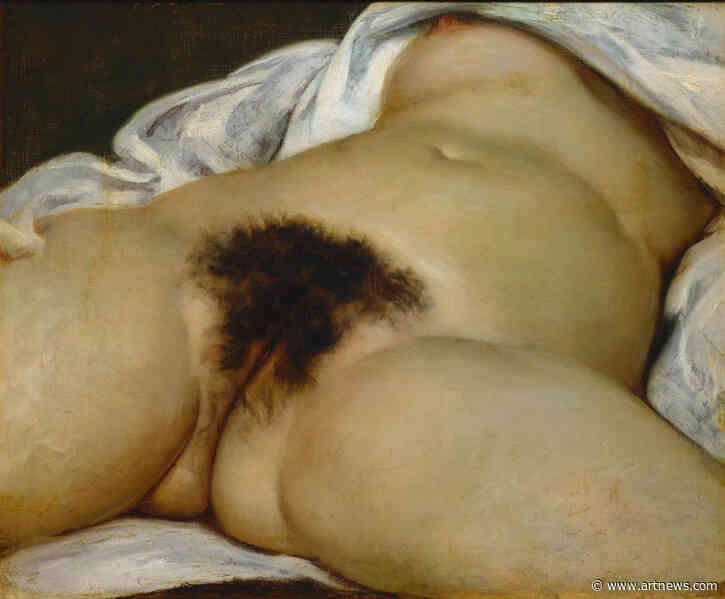 Artist and Protestors Tag Gustave Courbet’s ‘Origin of the World’ with the Words ‘Me Too’