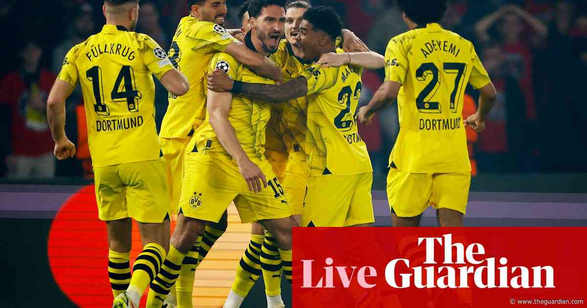 PSG 0-1 Borussia Dortmund (0-2 agg): Champions League semi-final, second leg – as it happened