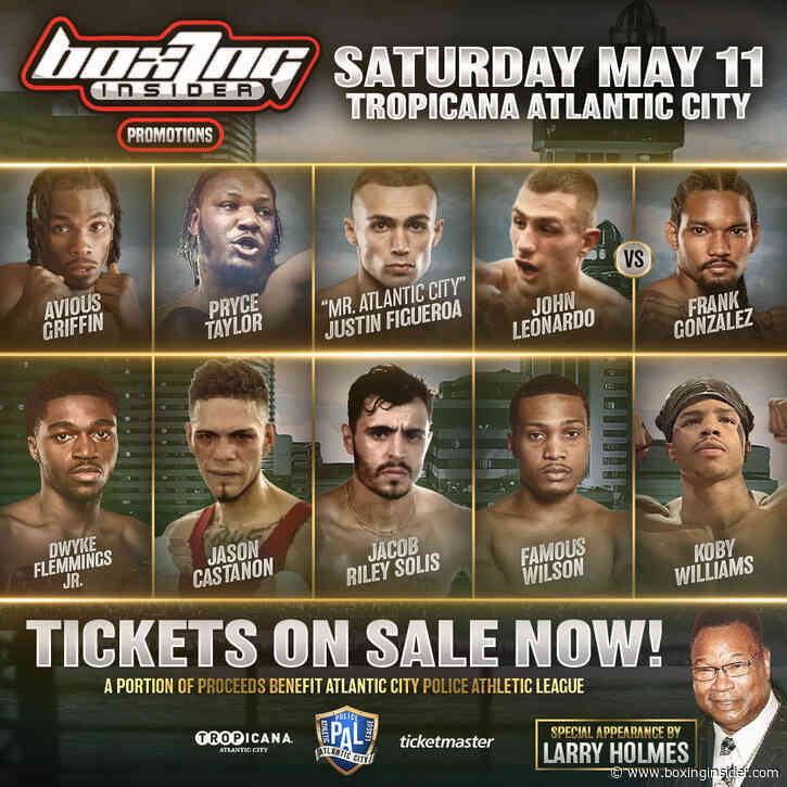 Boxing Returns Saturday Night At Tropicana Atlantic City, Tickets on Sale Now