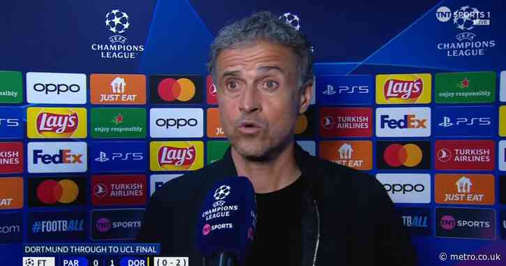 Luis Enrique reveals who he wants to win the Champions League after PSG exit