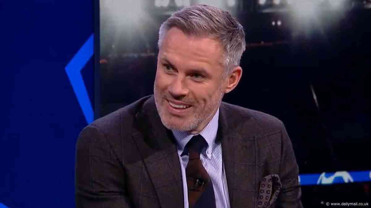 Jamie Carragher admits he was 'hungover' after downing EIGHT pints with Borussia Dortmund fans last week... and jokes about criticism of his 'drunk' interview with Jadon Sancho after boozy trip