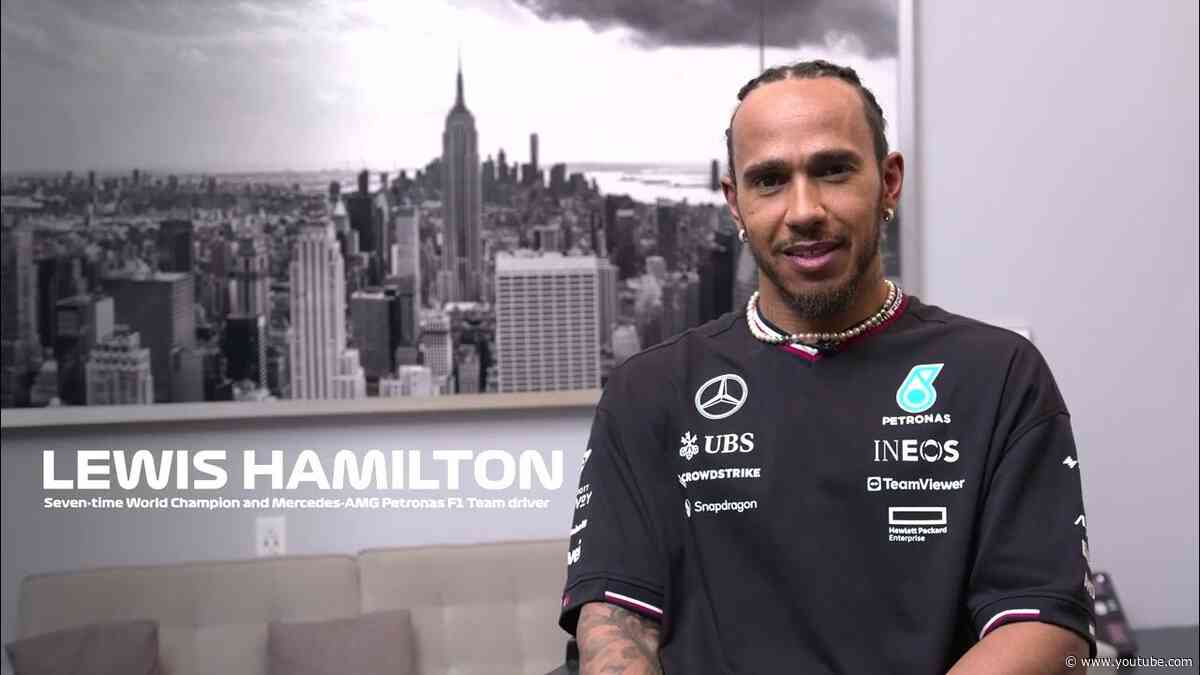 Lewis Hamilton and Mercedes F1 take over the Empire State Building