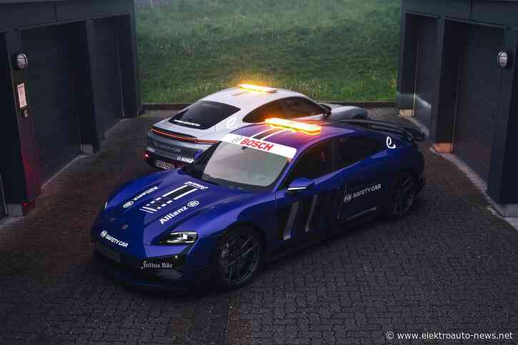 Taycan Turbo GT: Porsche präsentiert zwei neue Formel-E-Safety-Cars