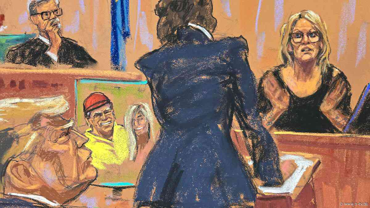 Zeugin schildert Sex: Stormy Daniels' Aussage ist Trump sichtlich unangenehm