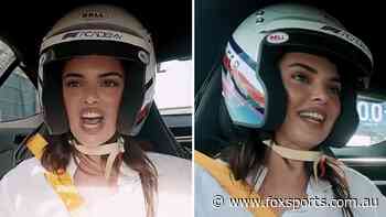 ‘OK, I get it’: Kendall Jenner left ‘terrified’ during hot lap with Lewis Hamilton