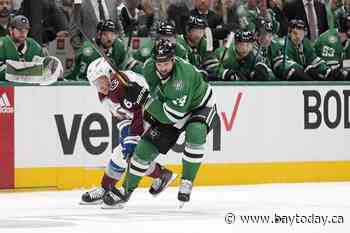 Wood scores 11:03 in OT as Avalanche finish off 3-goal comeback to beat Stars 4-3 to open 2nd round