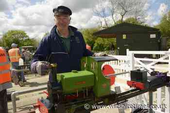 Model railway enthusiasts offer miniature railway rides in Westbury