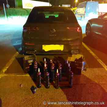 Driver stopped on M6 after inhaling from nitrous oxide