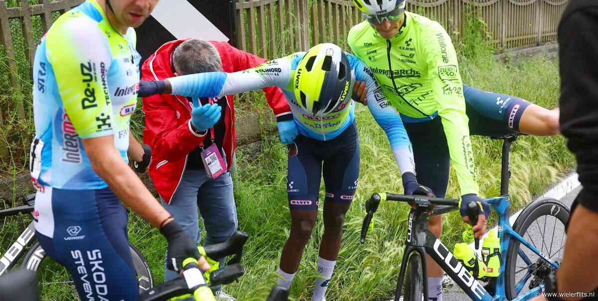 Giro 2024: Intermarché-Wanty komt met ‘geruststellend nieuws’ over gevallen Girmay