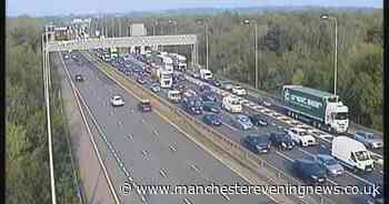 M62 LIVE updates: Long queues building on motorway after crash