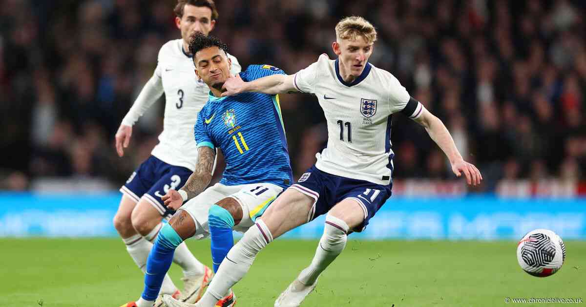England's Foden and Bellingham switch could hand Anthony Gordon Euro start
