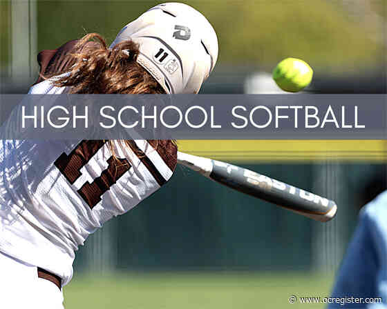 CIF-SS softball playoffs: Tuesday’s scores, updated schedule for the Orange County teams