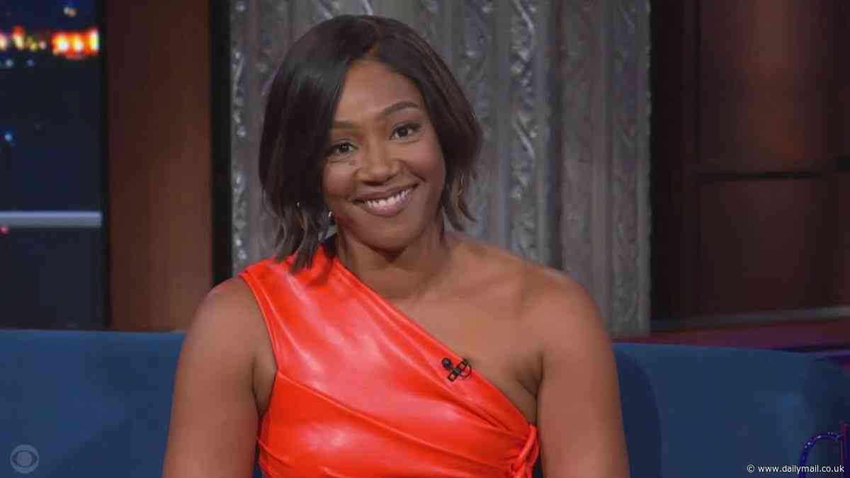 Tiffany Haddish promotes new book of essays with hilarious interview on The Late Show with Stephen Colbert