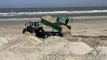 Ostfriesische Inseln füllen Strände mit Sand auf