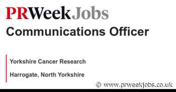 Yorkshire Cancer Research: Communications Officer