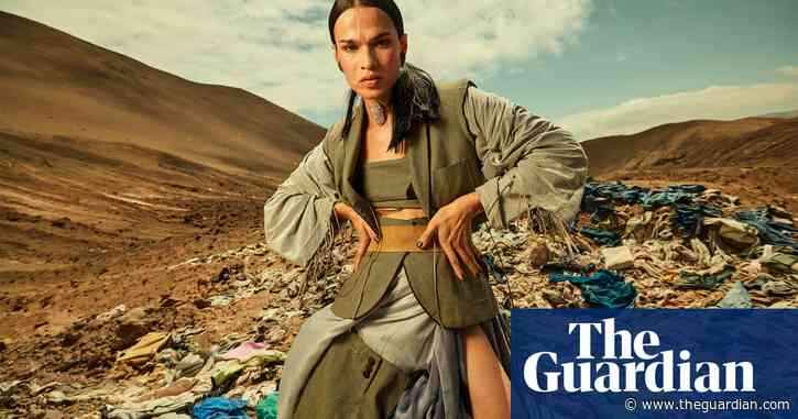 Castoffs to catwalk: fashion show shines light on vast Chile clothes dump visible from space