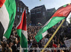 Palestijnse vlag gehesen op gebouw UvA-terrein