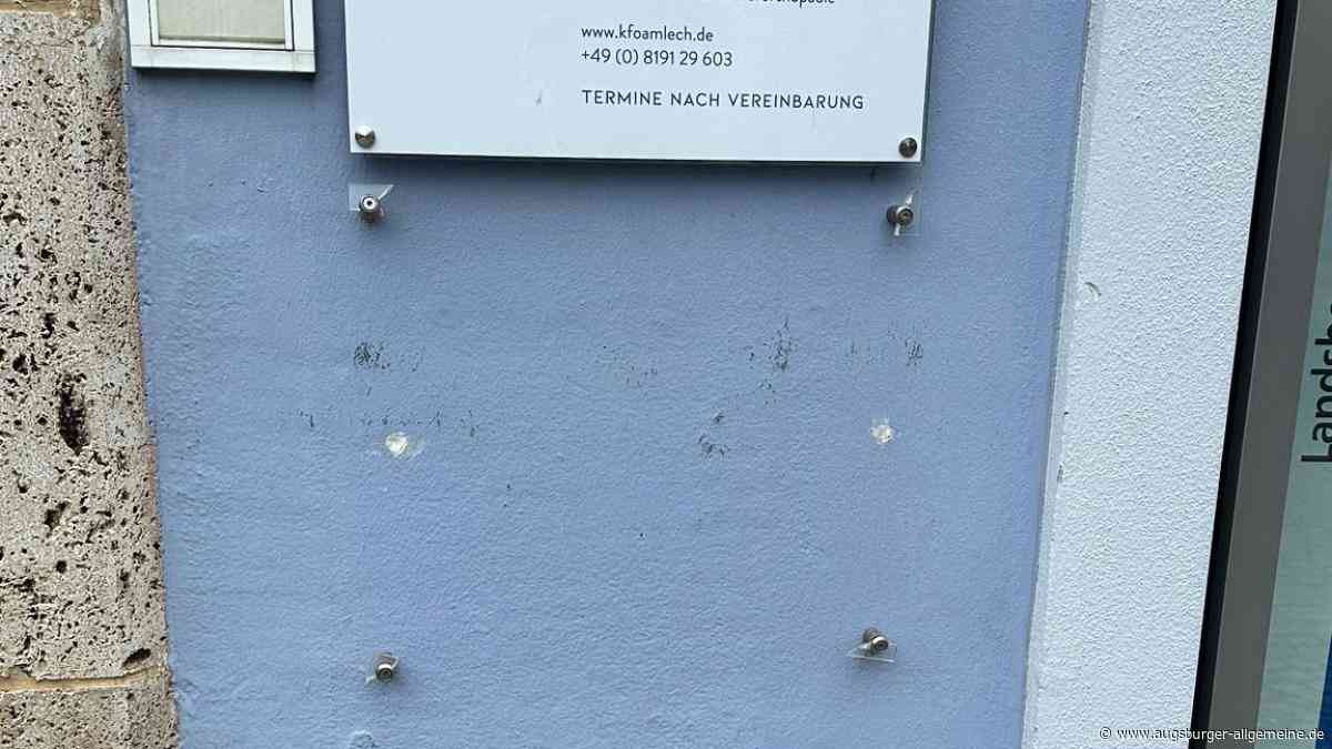 CSU-Büroschild in Landsberg abgerissen und entwendet