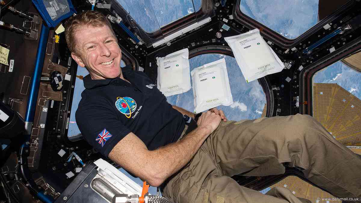 Tim Peake says there is 'absolutely' alien life in the universe - and predicts extra-terrestrial bacterial life could be found within five years