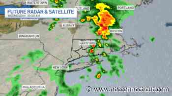 Heavy rain, vivid lightning possible during scattered storms this afternoon