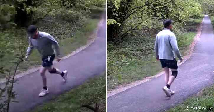 Hunt for ‘flasher’ who exposed himself to walkers on a footpath