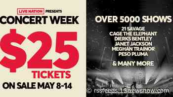 Live Nation's Concert Week: $25 concerts at the Veterans United Home Loans Amphitheater at Virginia Beach