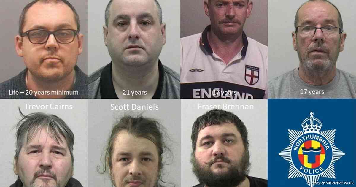 Sex offenders jailed for total of 1,000 years in last 15 months as Northumbria Police appeal to new victims