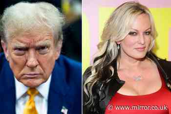 Donald Trump spotted 'mouthing expletive' as Stormy Daniels revealed sordid alleged affair details