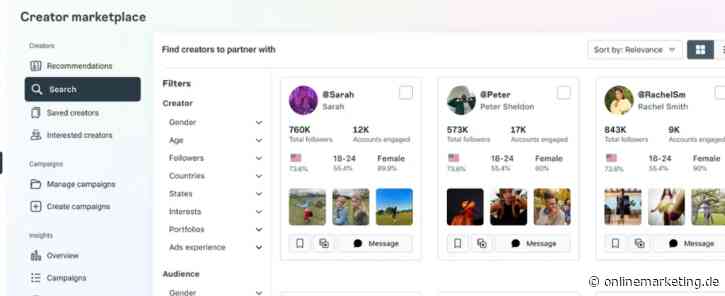 Instagram launcht Creator Marketplace in Deutschland – mit AI Support