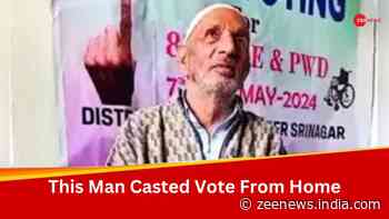 Meet Ali Rather, Visually Impaired Man, Who Casted Vote Using EC`s Home Voting Facility In Kashmir