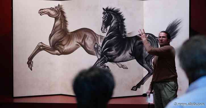 A Utah museum restored a 1932 painted screen of running horses. It made a ‘one in a million’ find.