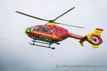 Air ambulance called to Herefordshire motorbike accident