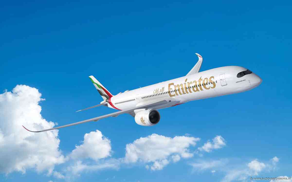 In beeld: Emirates Airbus A350-900 voor het eerst in ‘vol ornaat’ gesignaleerd