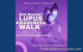 Lupus walk planned for Saturday in downtown Kosciusko