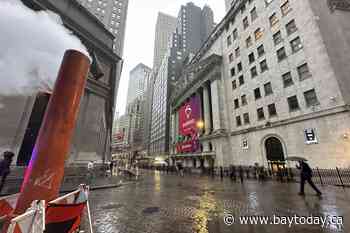 Stock market today: Wall Street opens lower, threatening to end a 4-day winning streak