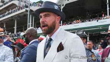 Travis Kelce reveals he nearly landed $100,000 dollar bet at the Kentucky Derby... before losing out on agonizing three-horse photo finish