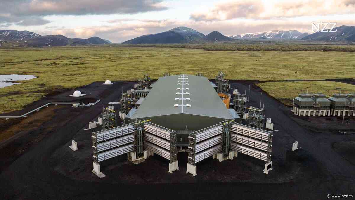 CO2 aus der Luft filtern: Die Schweizer Firma Climeworks eröffnet auf Island eine neue Anlage. Sie ist gewaltig – und trotzdem viel zu klein
