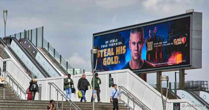 Erling Haaland ad for Clash Of Clans dares rival fans to beat him