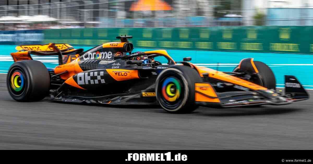 McLaren: Piastri wäre mit Update theoretisch schneller als Norris gewesen