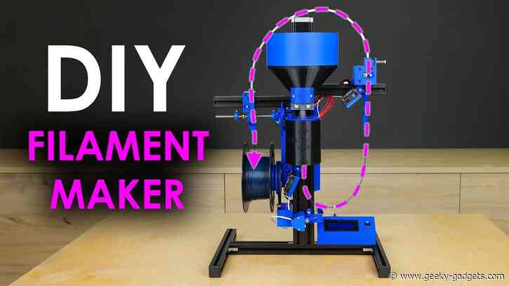DIY 3D print recycler and filament maker : Artme3D MK2