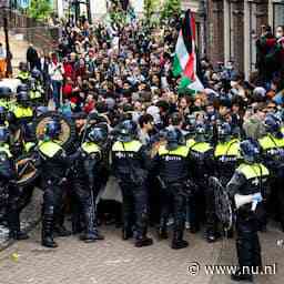 Universiteit van Amsterdam doet aangifte wegens blokkade Binnengasthuisterrein