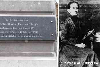 70 jaar na haar dood krijgt Emilie Claeys dan toch (een beetje) de eer die ze verdient in Gent