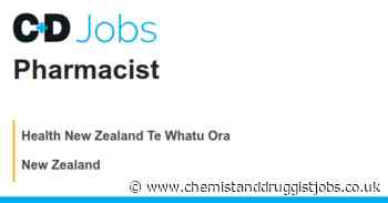 Health New Zealand Te Whatu Ora: Pharmacist