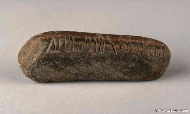 Stone with Ancient Writing Discovered in England by Geography Teacher