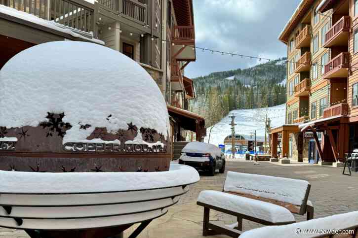 Copper Mountain, CO, Sees Almost a Foot of Fresh Snow in Last 24 Hours