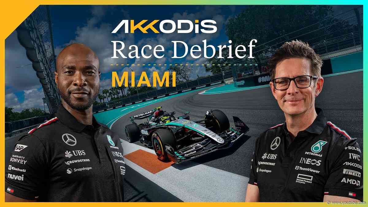 Why did we pit so early? | 2024 Miami GP F1 Akkodis Race Debrief