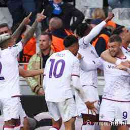 Fiorentina staat opnieuw in Conference League-finale na gelijkspel in Brugge