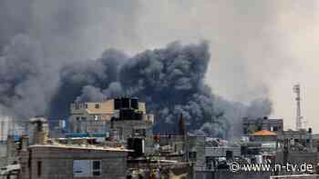 Stopp von Waffenlieferungen: Israel spricht mit USA über Kampfpause in Rafah