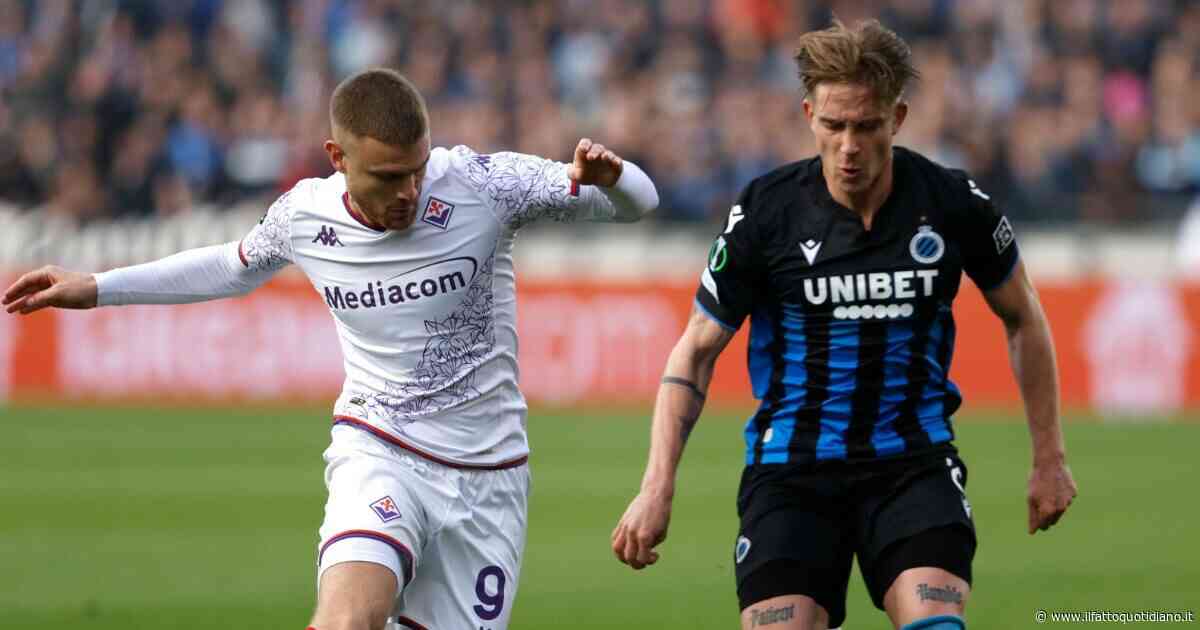 Bruges-Fiorentina 1-1: la Viola soffre ma è di nuovo in finale di Conference League
