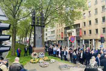 Joodse gemeenschap herdenkt genocide en ‘dag van de overwinning voor de democratie’ tijdens plechtigheid op Belgiëlei
